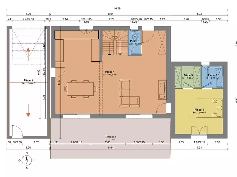 Maison neuve, 113 m² - Ancône (26200)