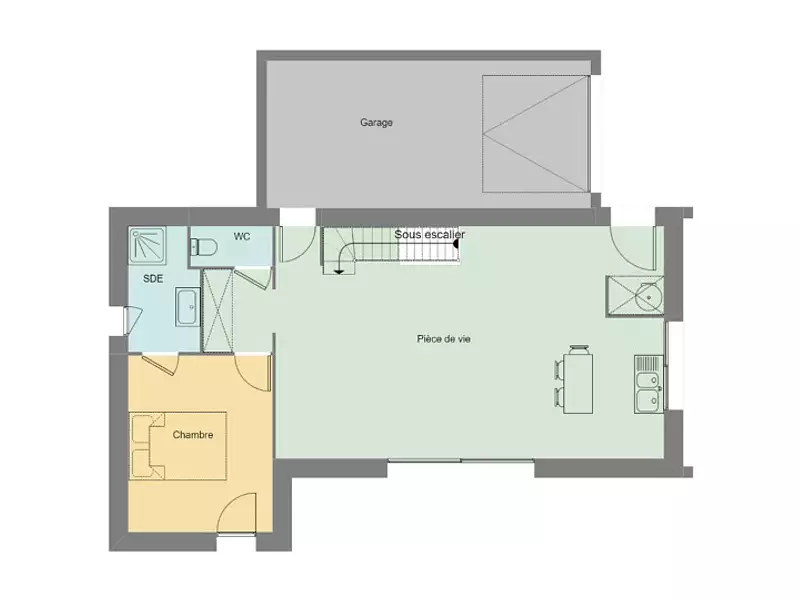 Maison neuve, 91 m² - Lanvaudan (56240)