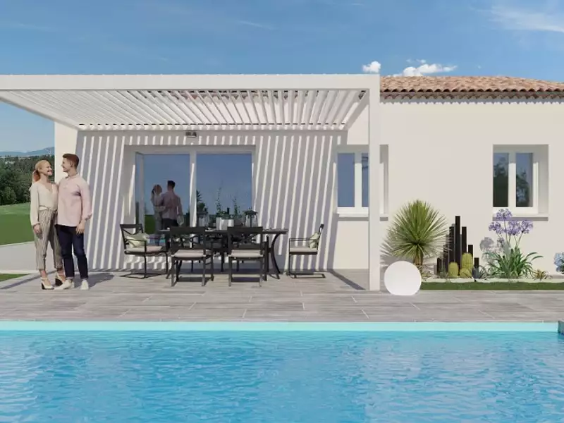 Maison neuve, 73 m² - Pierrelatte (26700)