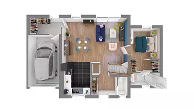 Maison neuve, 75 m²