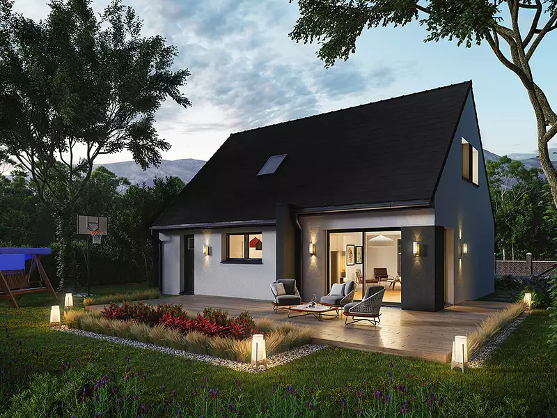 Maison neuve, 88,7 m² - Gauchy (02430)