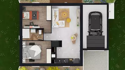 Maison neuve, 50 m²