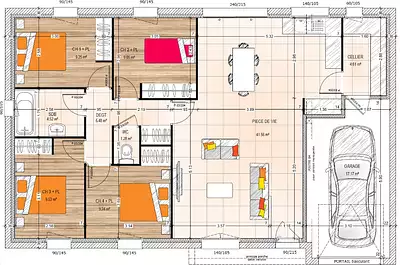 Maison neuve, 94 m²