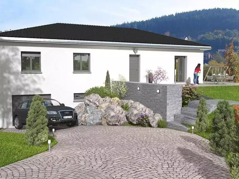 Maison neuve, 87 m² - Vaugneray (69670)