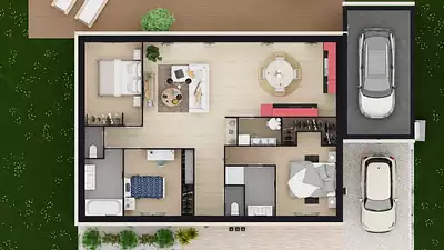 Maison neuve, 102 m²