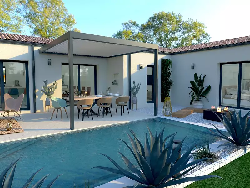Maison neuve, 97 m² - Champagne (17620)