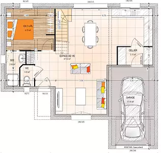 Maison neuve, 107 m²