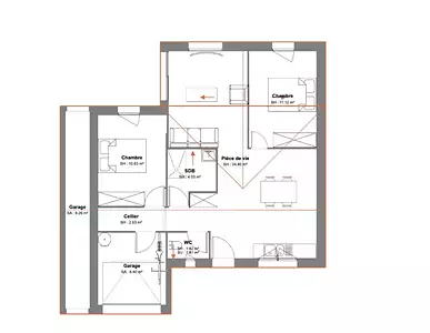 Maison neuve, 70 m²