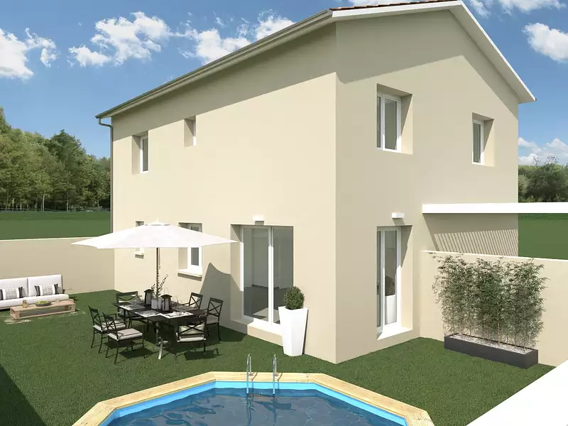 Maison neuve, 102 m² - Sarcey (69490)