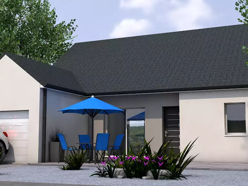 Maison neuve, 89 m² - Jarzé Villages (49140)