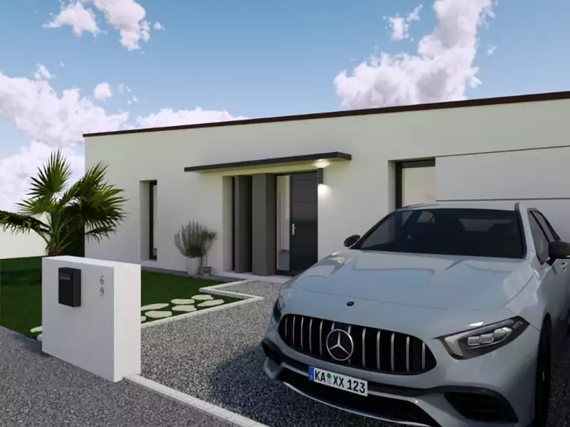 Maison neuve, 90 m² - Tauxigny-Saint-Bauld (37310)
