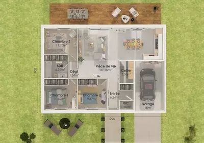 Maison neuve, 85 m²