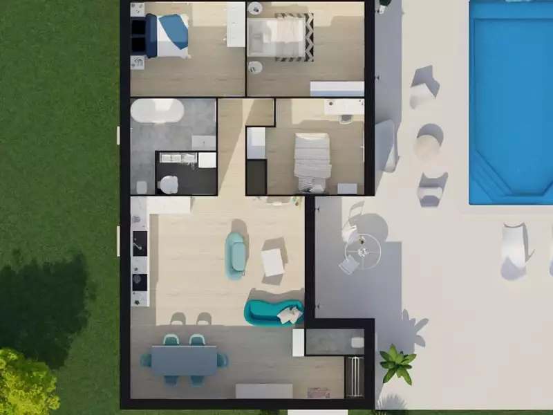 Maison neuve, 88 m² - Le Val (83143)