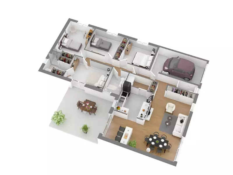 Maison neuve, 110 m² - Gibel (31560)