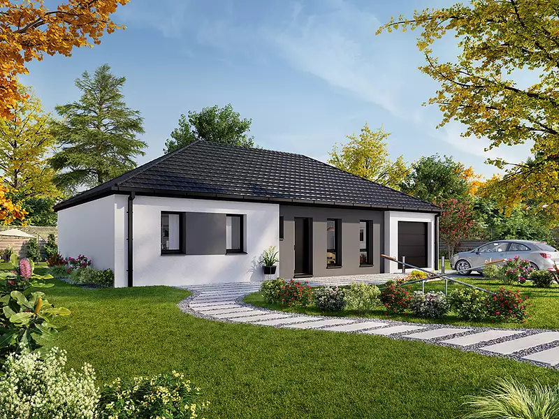 Maison neuve, 90,45 m² - Balleroy-sur-Drôme (14490)