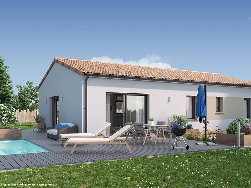 Maison neuve, 79 m² - Magescq (40140)