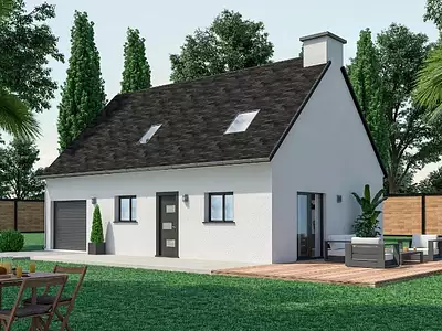 Maison neuve, 92 m² - Mordelles (35310)