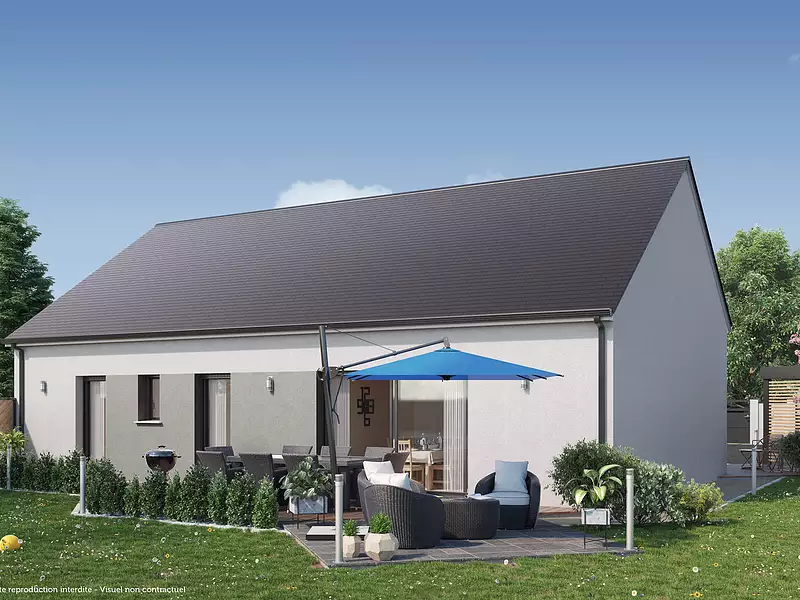 Maison neuve, 99 m² - Loches (37600)
