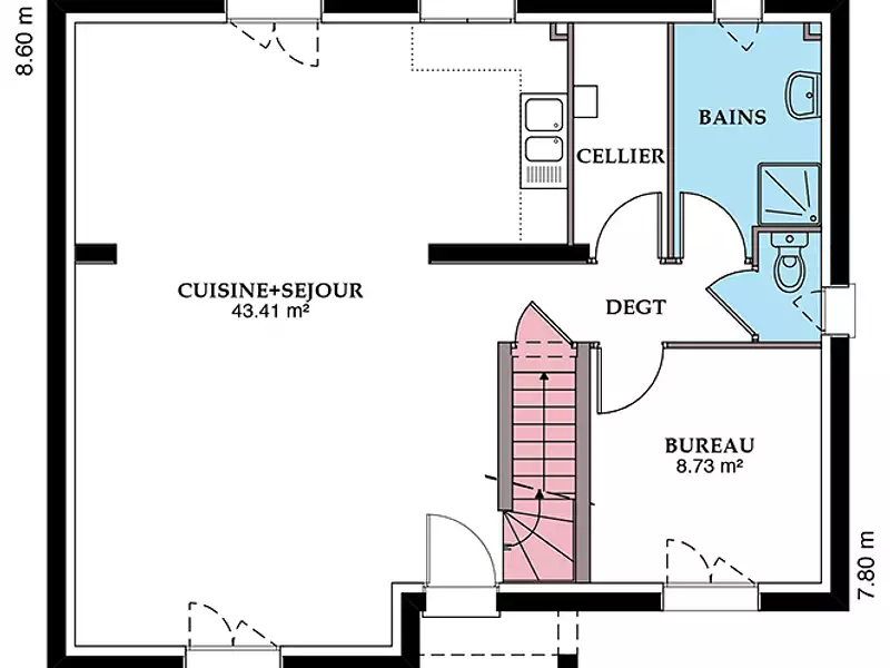 Maison neuve, 94 m² - Brécy (18220)