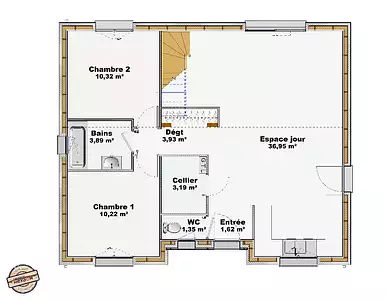 Maison neuve, 71 m²