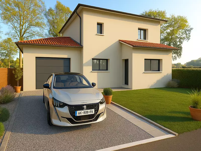 Maison neuve, 110 m² - Saint-Symphorien-d'Ancelles (71570)