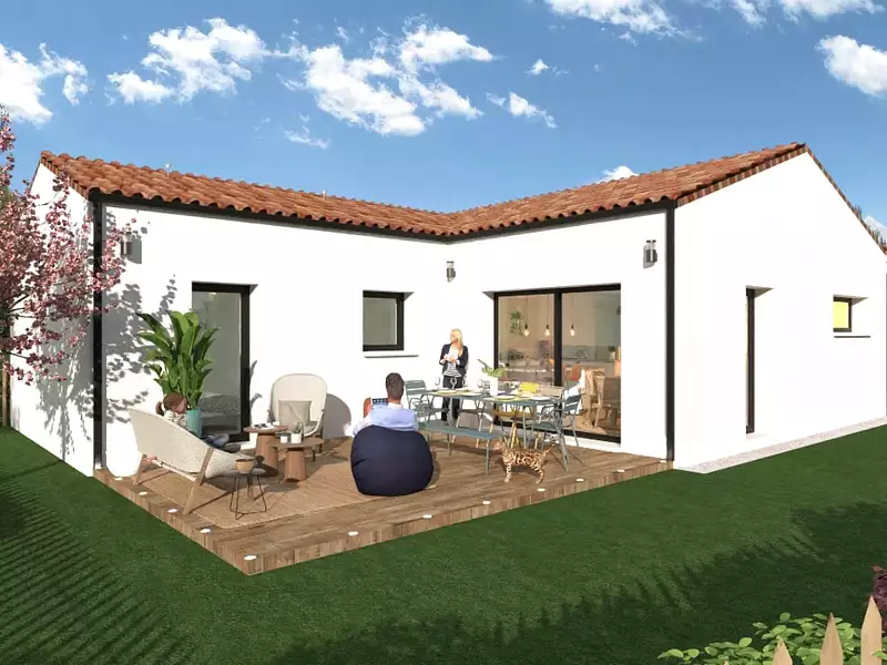 Maison neuve, 85 m² - Aigrefeuille-sur-Maine (44140)