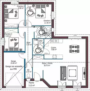 Maison neuve, 95 m²