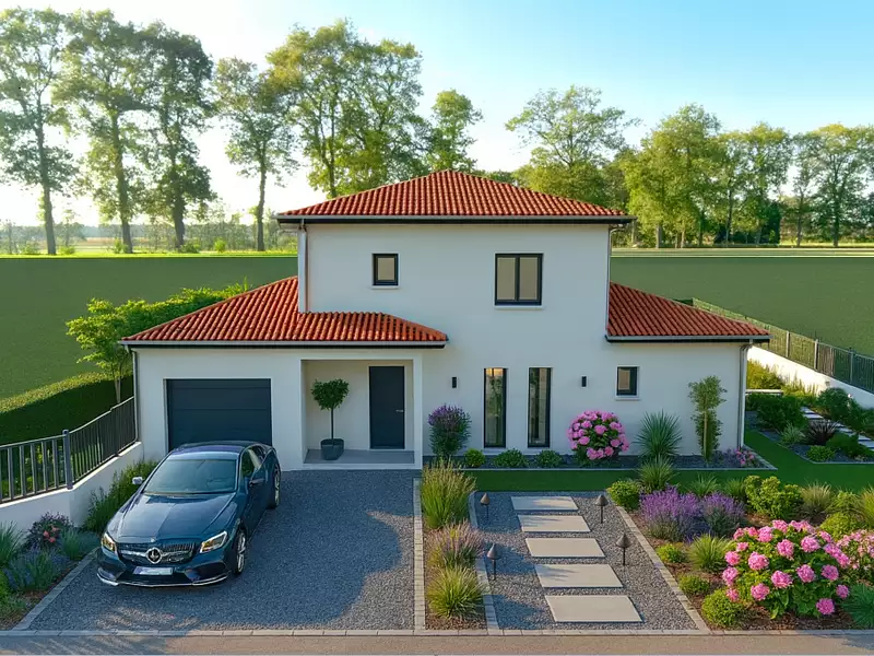 Maison neuve, 126 m² - Saint-Jean-de-Niost (01800)