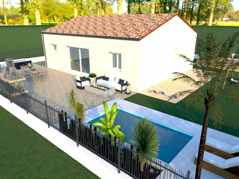 Maison neuve, 85 m² - Bassan (34290)