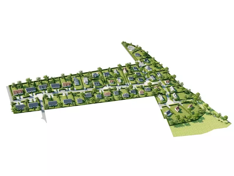 Terrain à bâtir, 1 251 m² - Rouxmesnil-Bouteilles (76370)