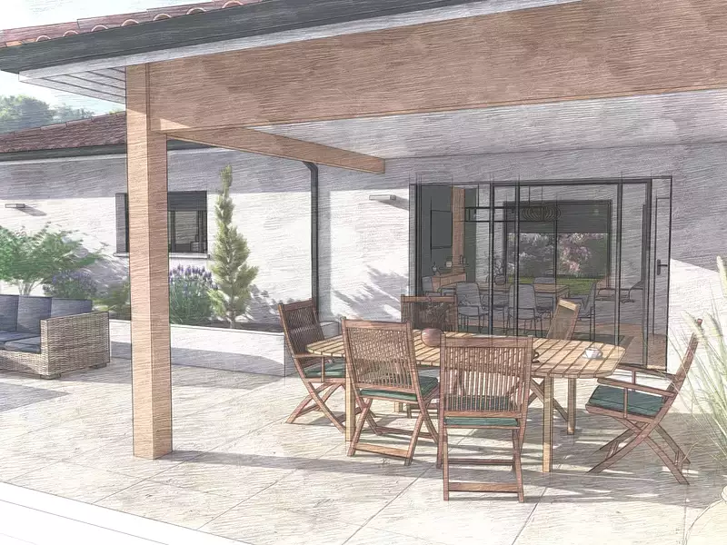 Maison neuve, 104 m² - Téthieu (40990)
