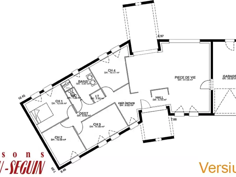 Maison neuve, 125 m² - Solterre (45700)