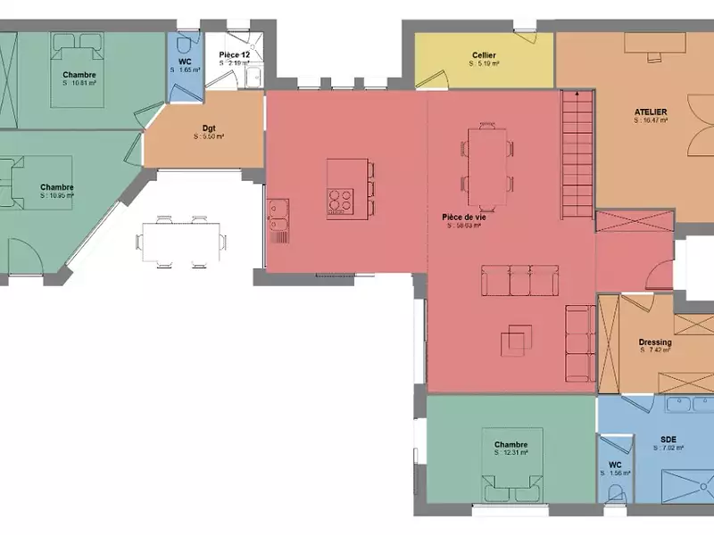 Maison neuve, 152 m² - Barjac (30430)