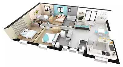 Maison neuve, 105 m²