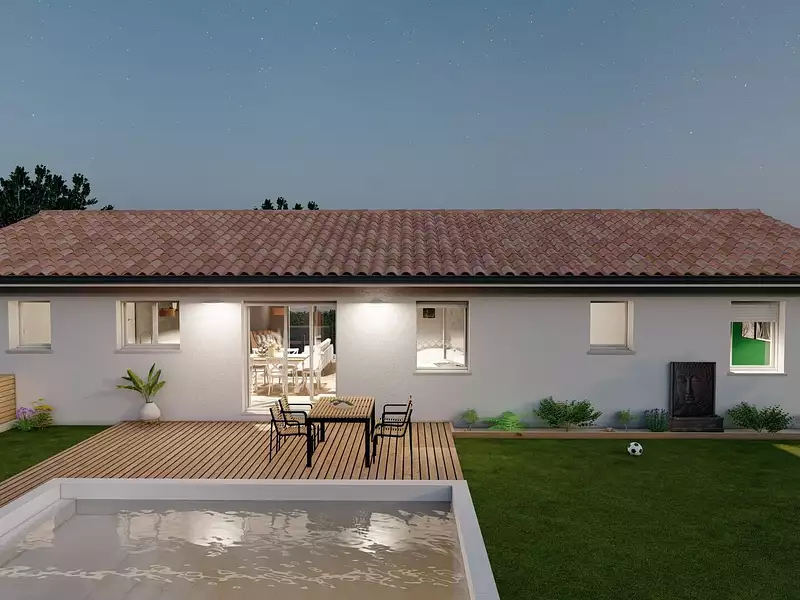 Maison neuve, 104 m² - Marsac-sur-l'Isle (24430)