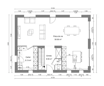 Maison neuve, 130 m²