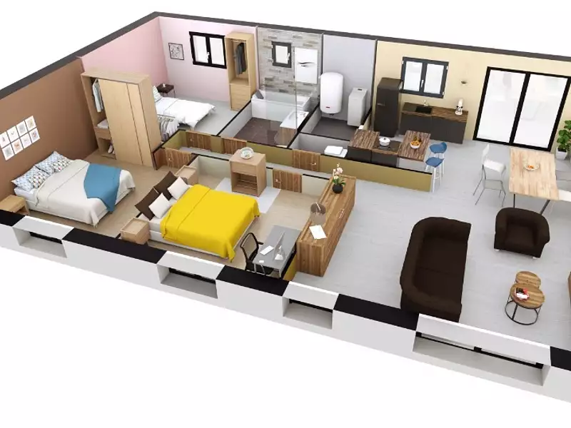 Maison neuve, 80 m² - Harfleur (76700)