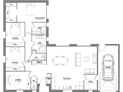 Maison neuve, 120 m²