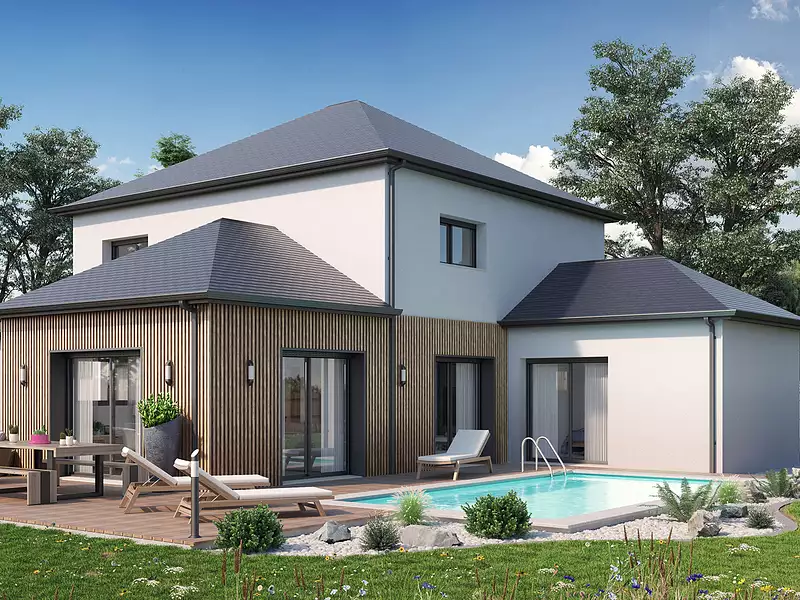 Maison neuve, 152 m² - Mohon (56490)