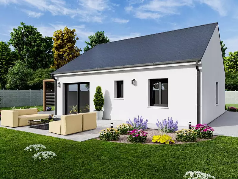 Maison neuve, 73 m² - Pernay (37230)