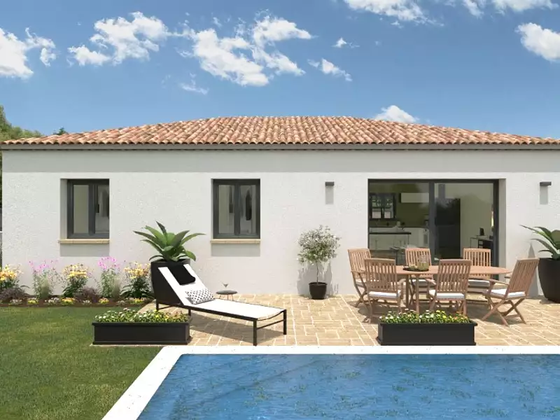 Maison neuve, 77 m² - Puget-Ville (83390)