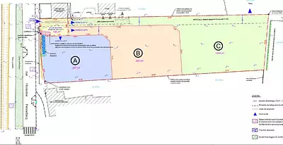 Terrain à bâtir, 837 m²