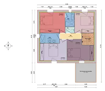 Maison neuve, 90 m²