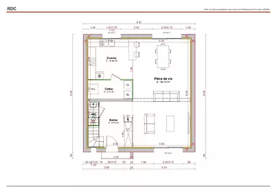 Maison neuve, 129 m²