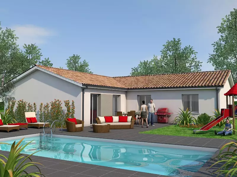Maison neuve, 100 m² - Castelnau-de-Médoc (33480)