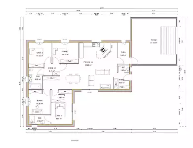 Maison neuve, 125 m²