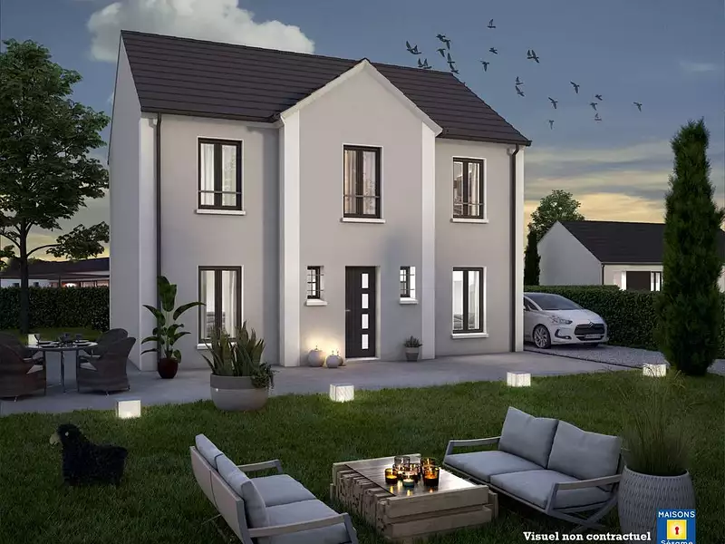 Maison neuve, 117 m² - Marines (95640)