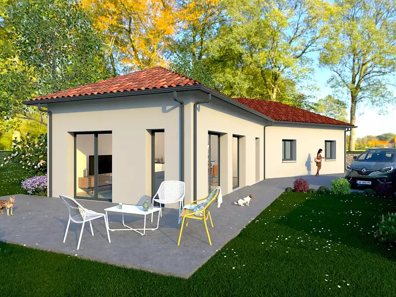 Maison neuve, 87 m² - Saint-Clair-de-la-Tour (38110)