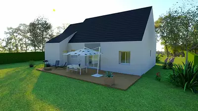 Maison neuve, 74 m²