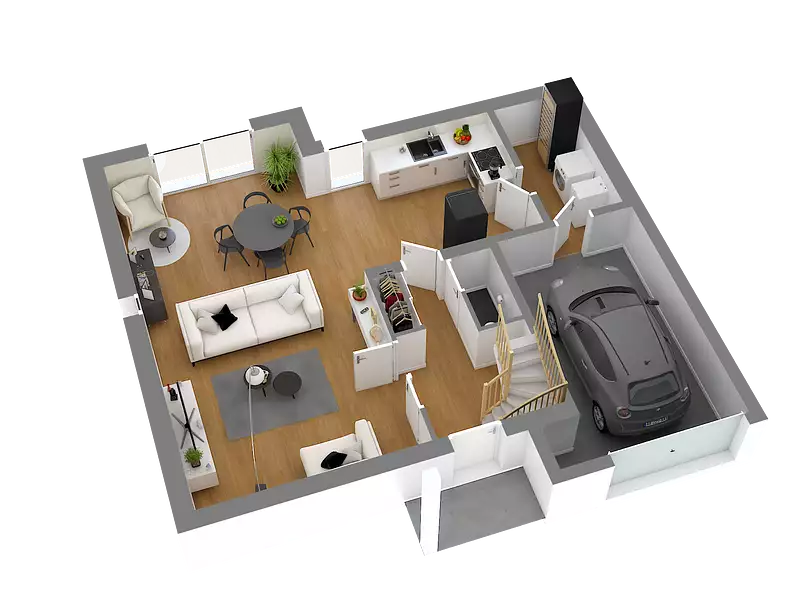 Maison neuve, 112,86 m² - Igny (91430)